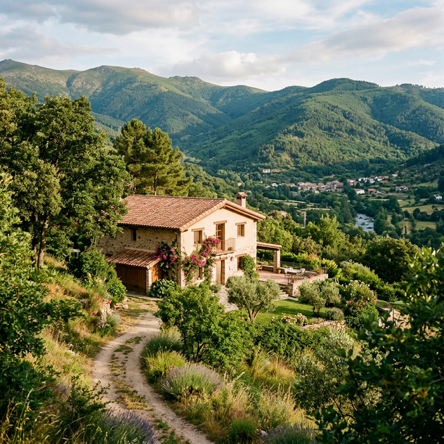 Casa en entorno natural